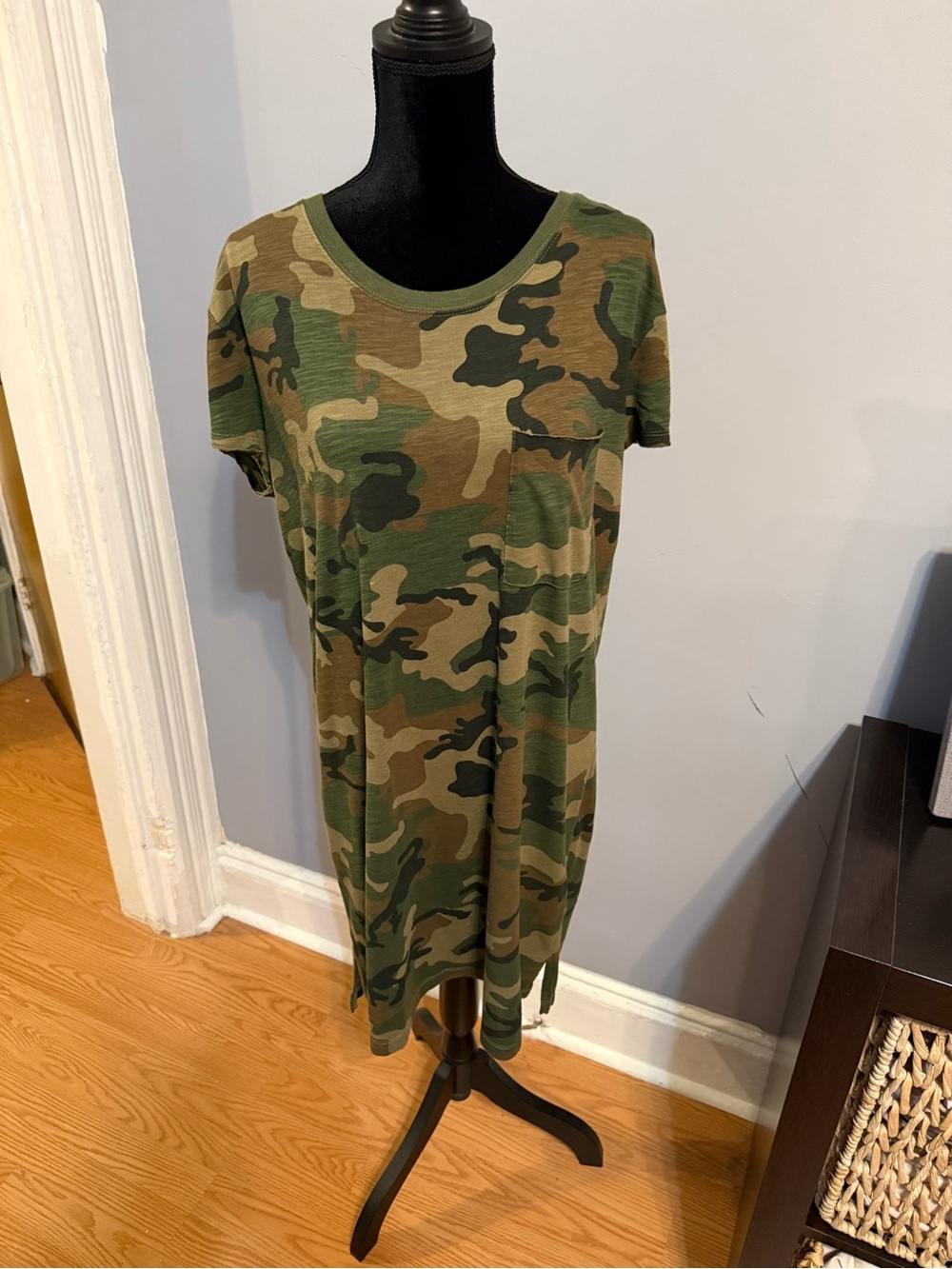 Sanctuary Olive Green Camo Dress